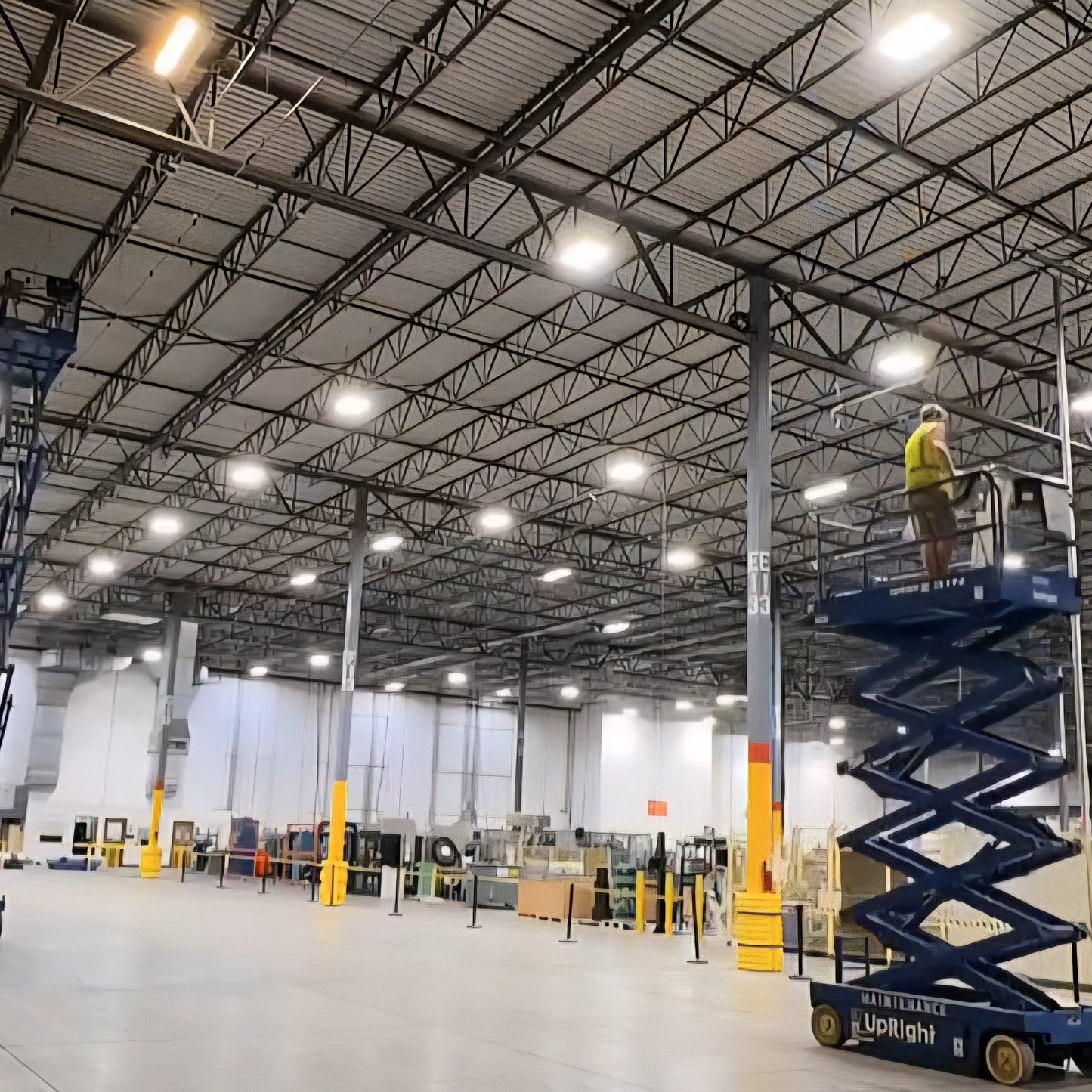 Installing LED Lighting In Warehouse in Atlanta GA